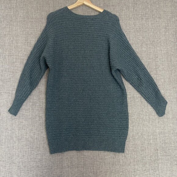 Pink Rose Oversize Sweater Tunic Dress Women’s Extra Small Blue Soft Macy's - Picture 8 of 13